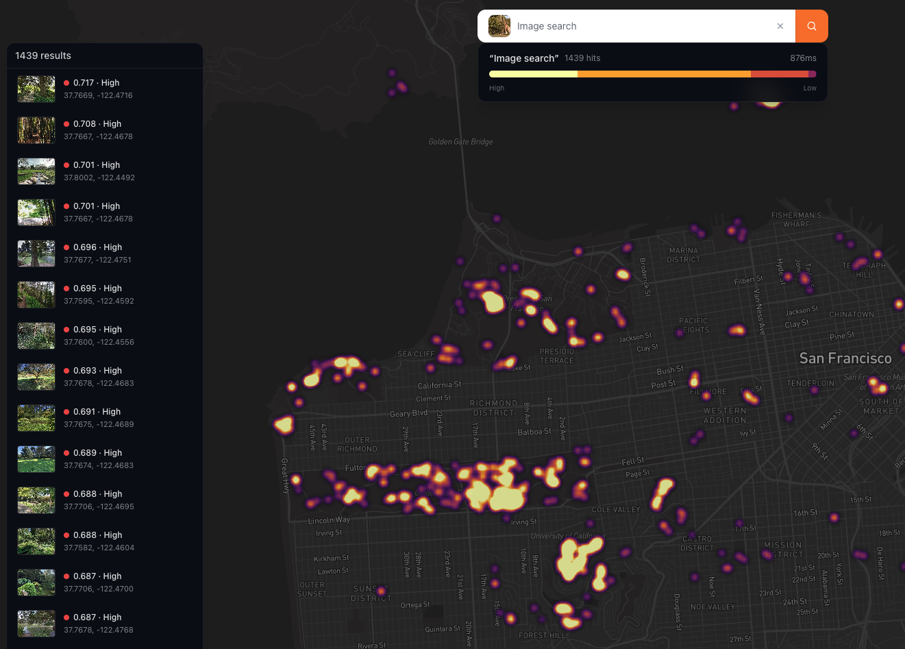 Image similarity search